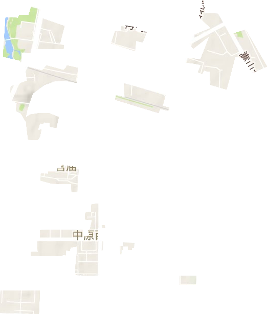 中原西路街道地形地图