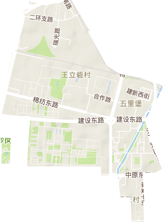 五里堡街道地形地图