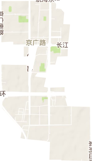 京广路街道地形地图
