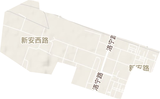 新安路街道地形地图