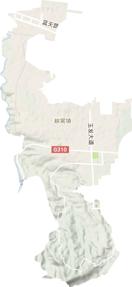 峡窝镇地形地图