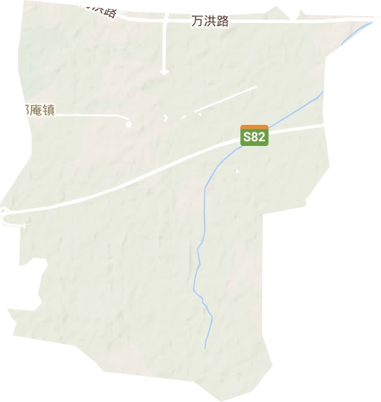 郑庵镇地形地图