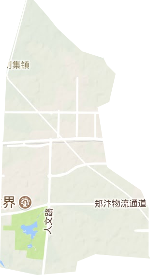 刘集镇地形地图