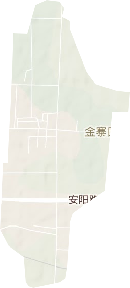 金寨回族乡地形地图