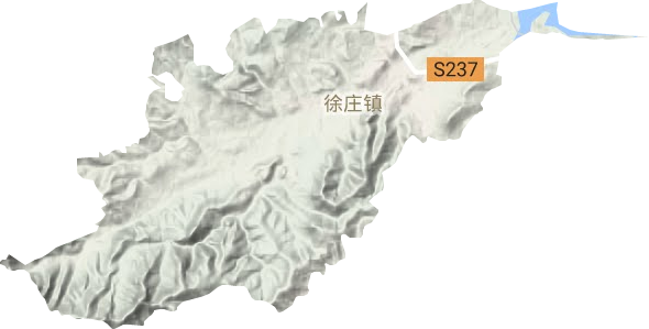 徐庄镇地形地图