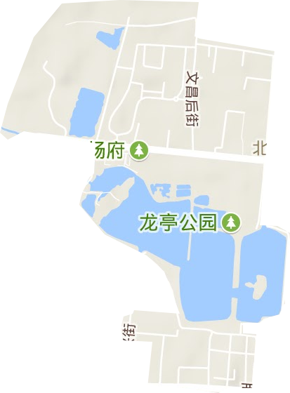 午朝门街道地形地图