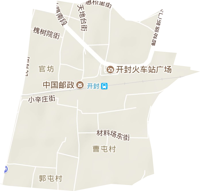 官坊街道地形地图
