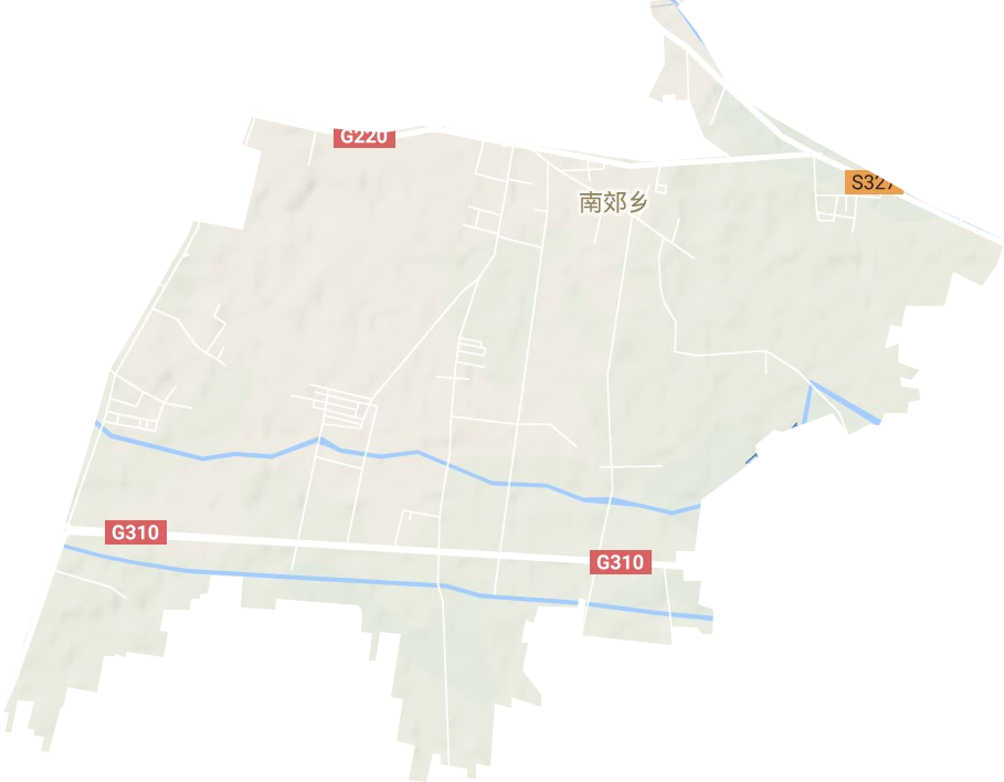 南郊乡地形地图