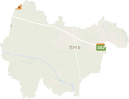 范村乡地形地图