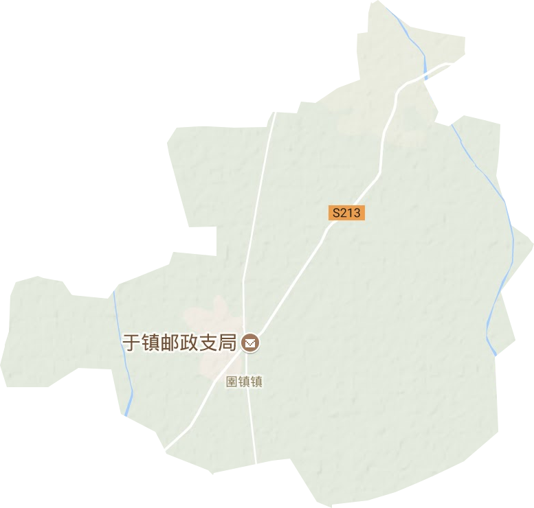 圉镇镇地形地图