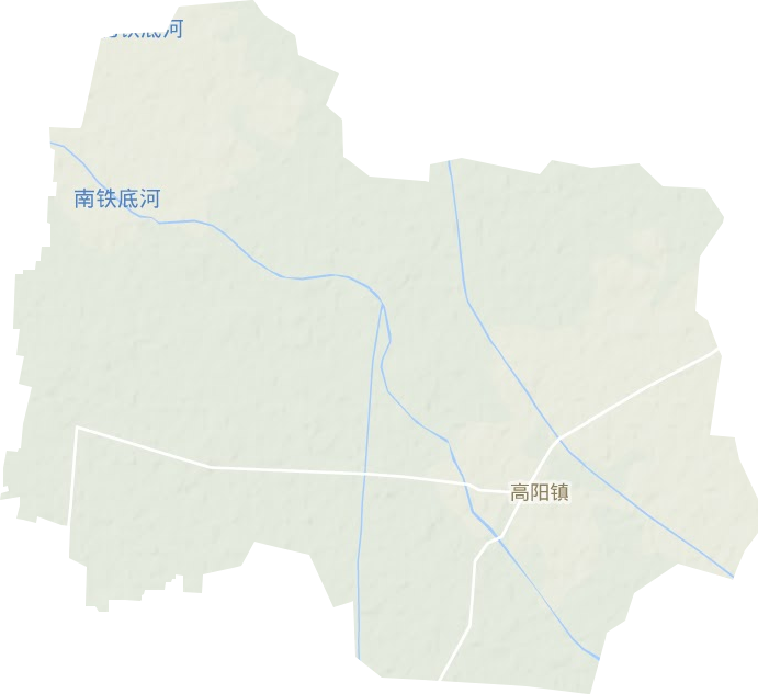 高阳镇地形地图