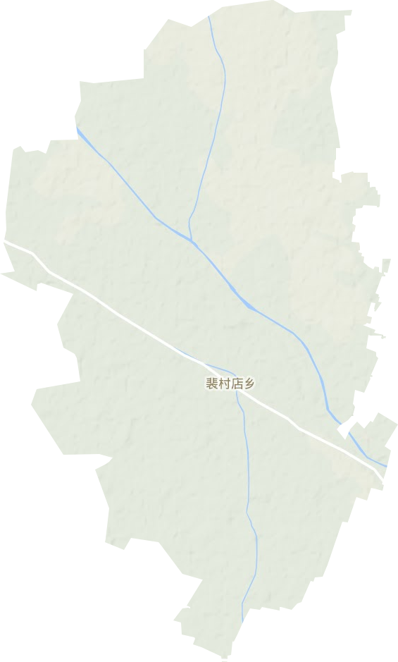 裴村店乡地形地图