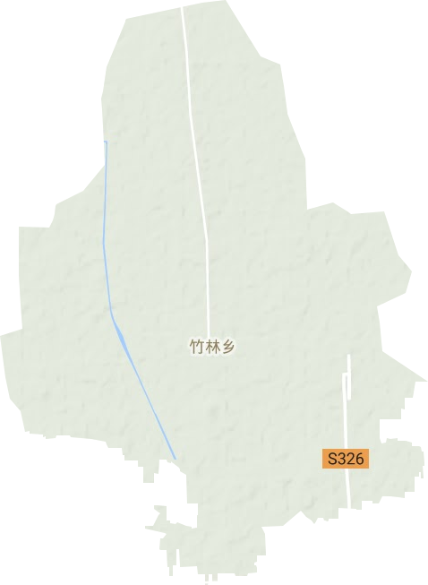 竹林乡地形地图
