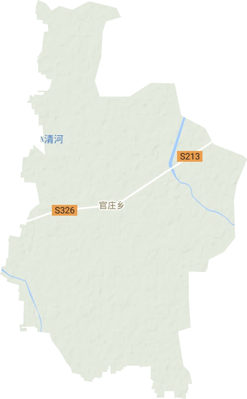 官庄乡地形地图