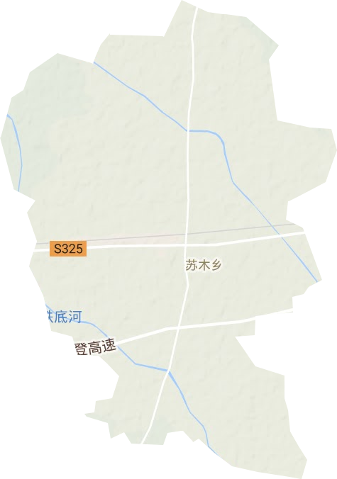 苏木乡地形地图