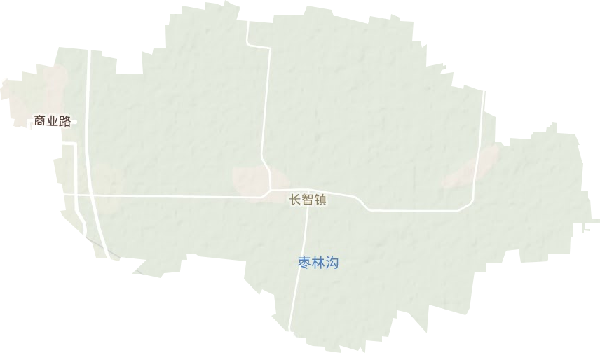 长智镇地形地图