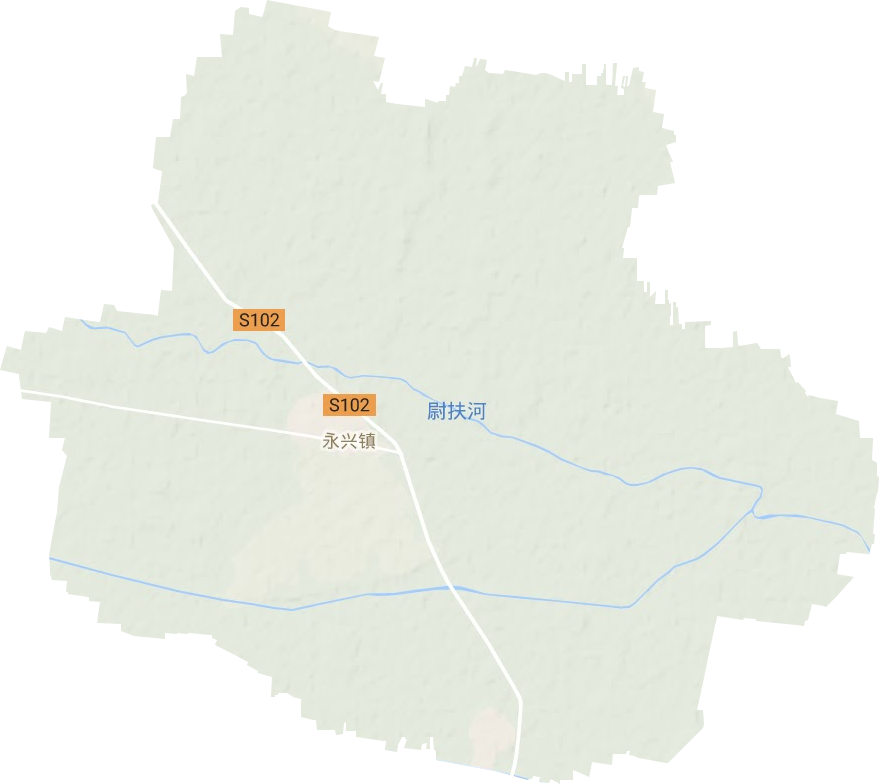 永兴镇地形地图