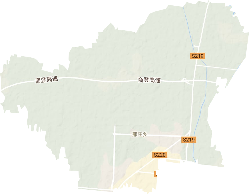 邢庄乡地形地图