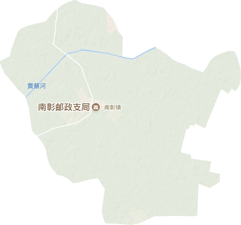 南彰镇地形地图