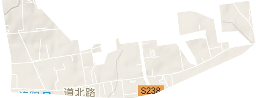 道北路街道地形地图