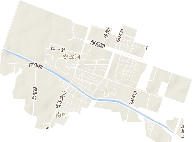 郑州路街道地形地图