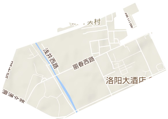 周山路街道地形地图