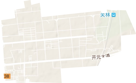 太康东路街道地形地图