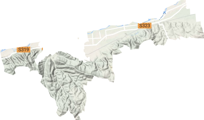 锦屏镇地形地图