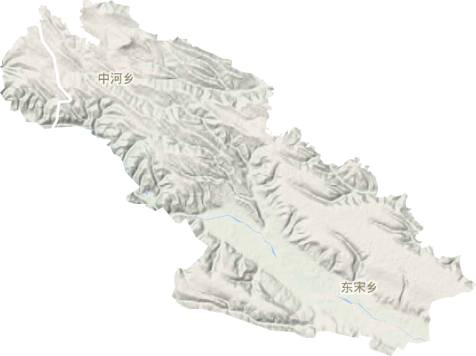 东宋镇地形地图