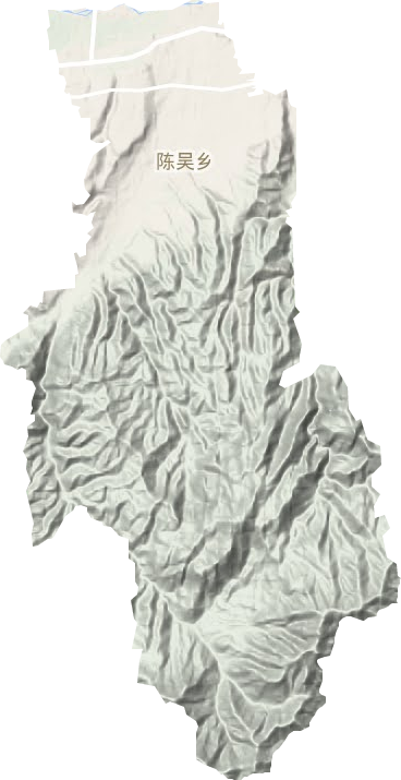 陈吴乡地形地图