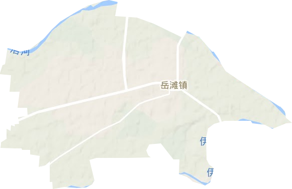 岳滩镇地形地图