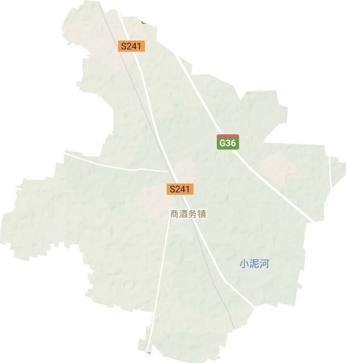 商酒务镇地形地图