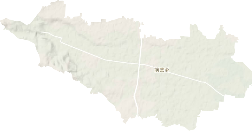 前营乡地形地图