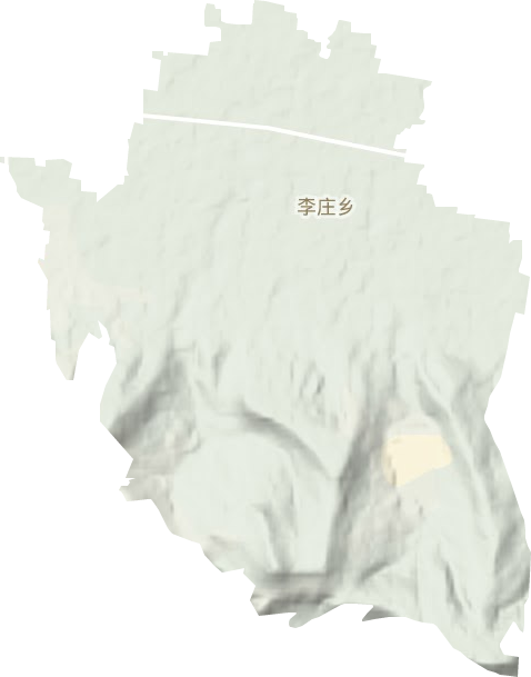 李庄乡地形地图
