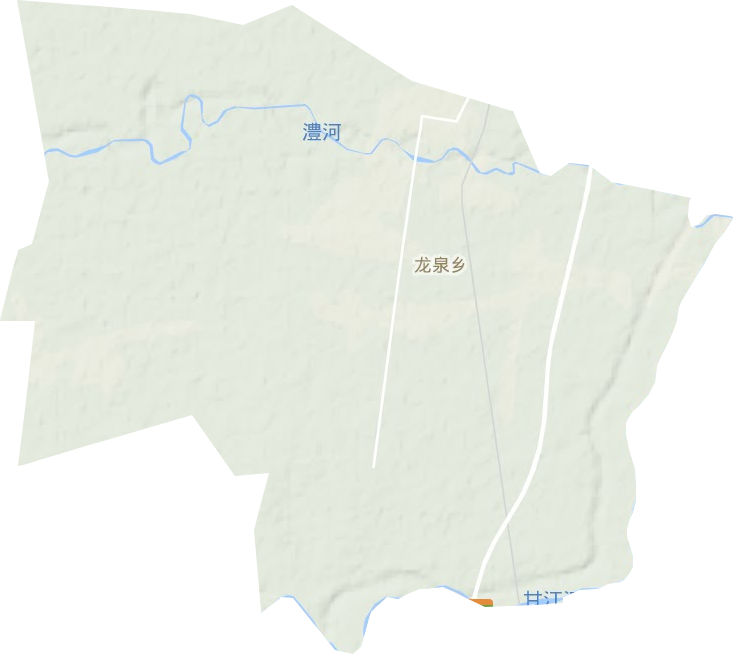 龙泉乡地形地图