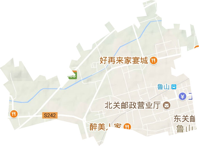 琴台街道地形地图