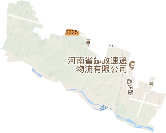 洗耳河街道地形地图