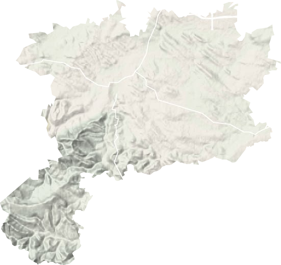 蟒川镇地形地图