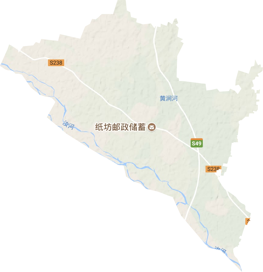 纸坊镇地形地图