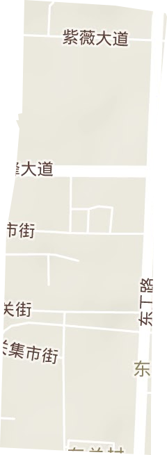 头二三街道地形地图