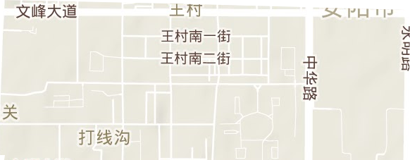 东关街道地形地图