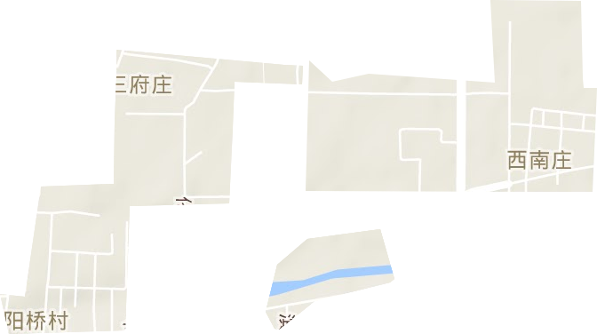 洹北街道地形地图