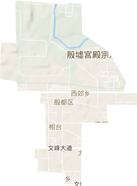 梅园庄街道地形地图