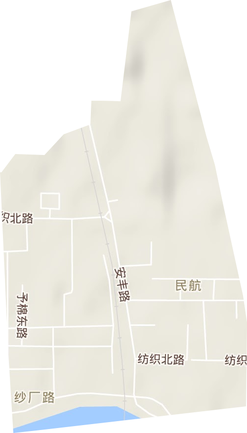 纱厂路街道地形地图