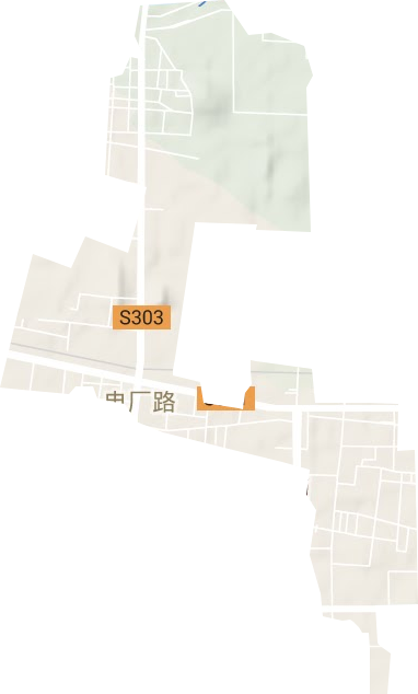 相台街道地形地图