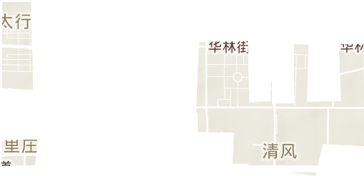 太行小区街道地形地图
