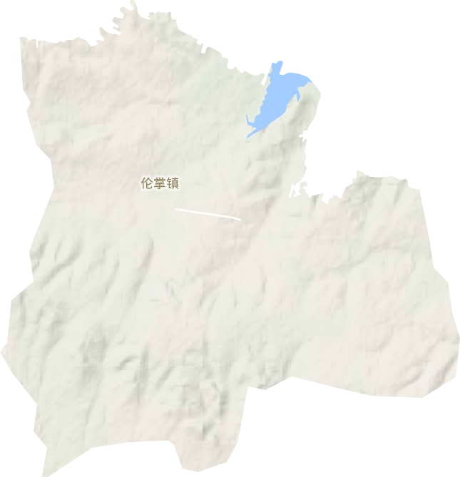 伦掌镇地形地图