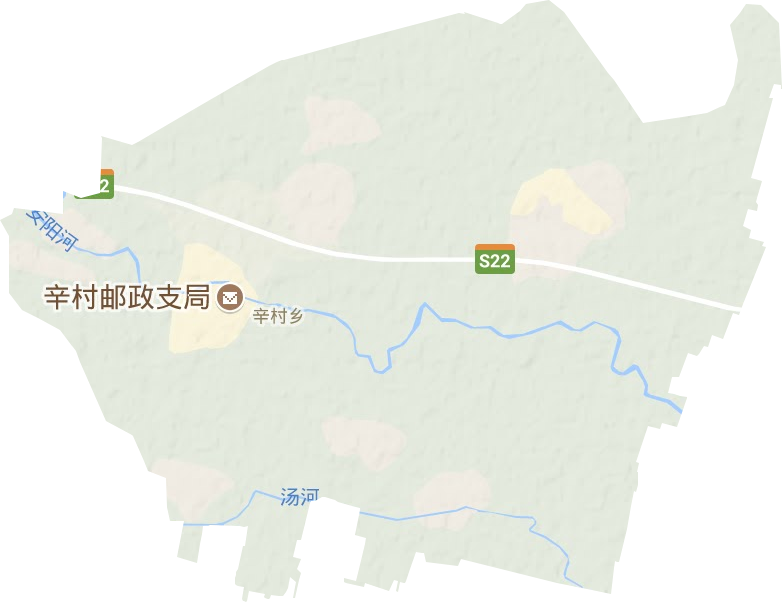 辛村镇地形地图