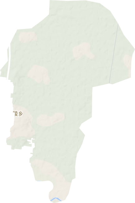 韩陵镇地形地图