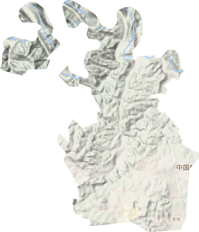 都里镇地形地图